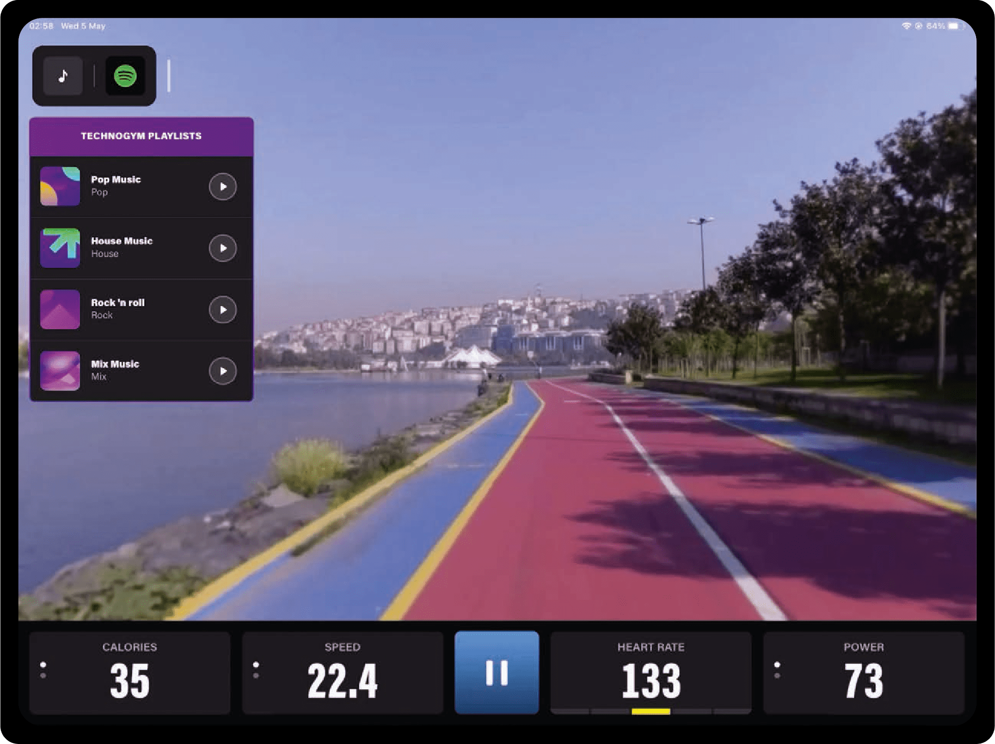 Display Technogym Cycle Display Technogym Cycle